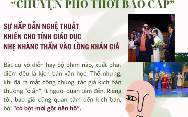 “Chuyện phố thời bao cấp”, sự hấp dẫn nghệ thuật khiến cho tính giáo dục nhẹ nhàng thấm vào lòng khán giả