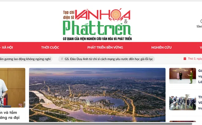 Tạp chí Điện tử Văn hóa và Phát triển chính thức được cấp mã số định danh chuẩn quốc tế ISSN