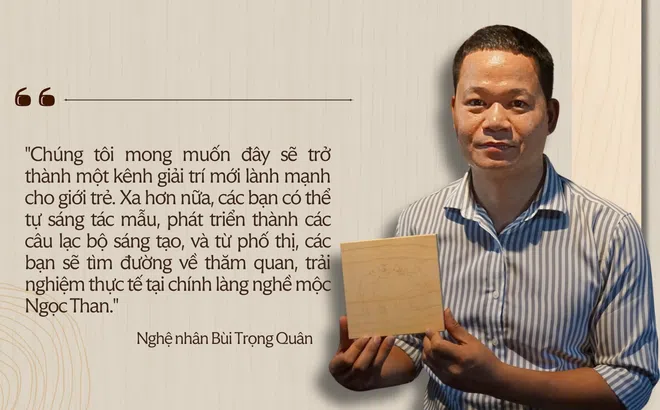“Đưa nghề ra phố”: Hơi thở làng mộc giữa chốn Văn Miếu
